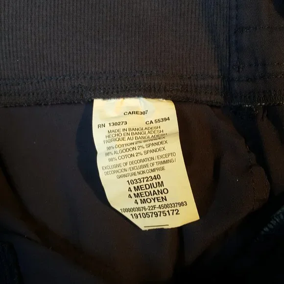 Navy Blue Cargo Capris- NWT - Picture 4 of 5